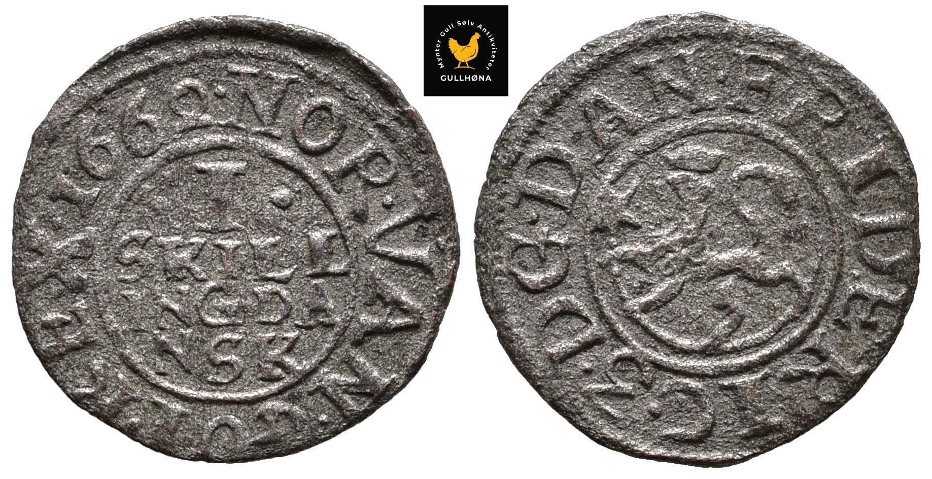 1662 Norge 1 Skilling