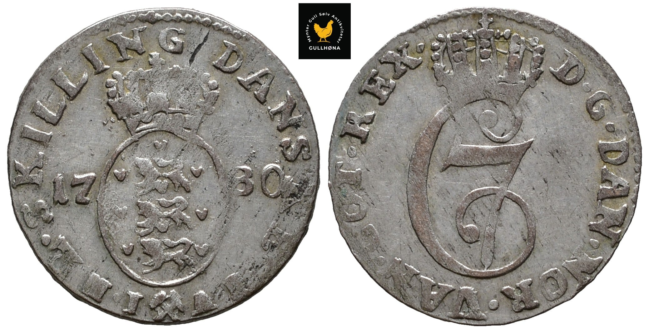 1780 Norge 2 Skilling