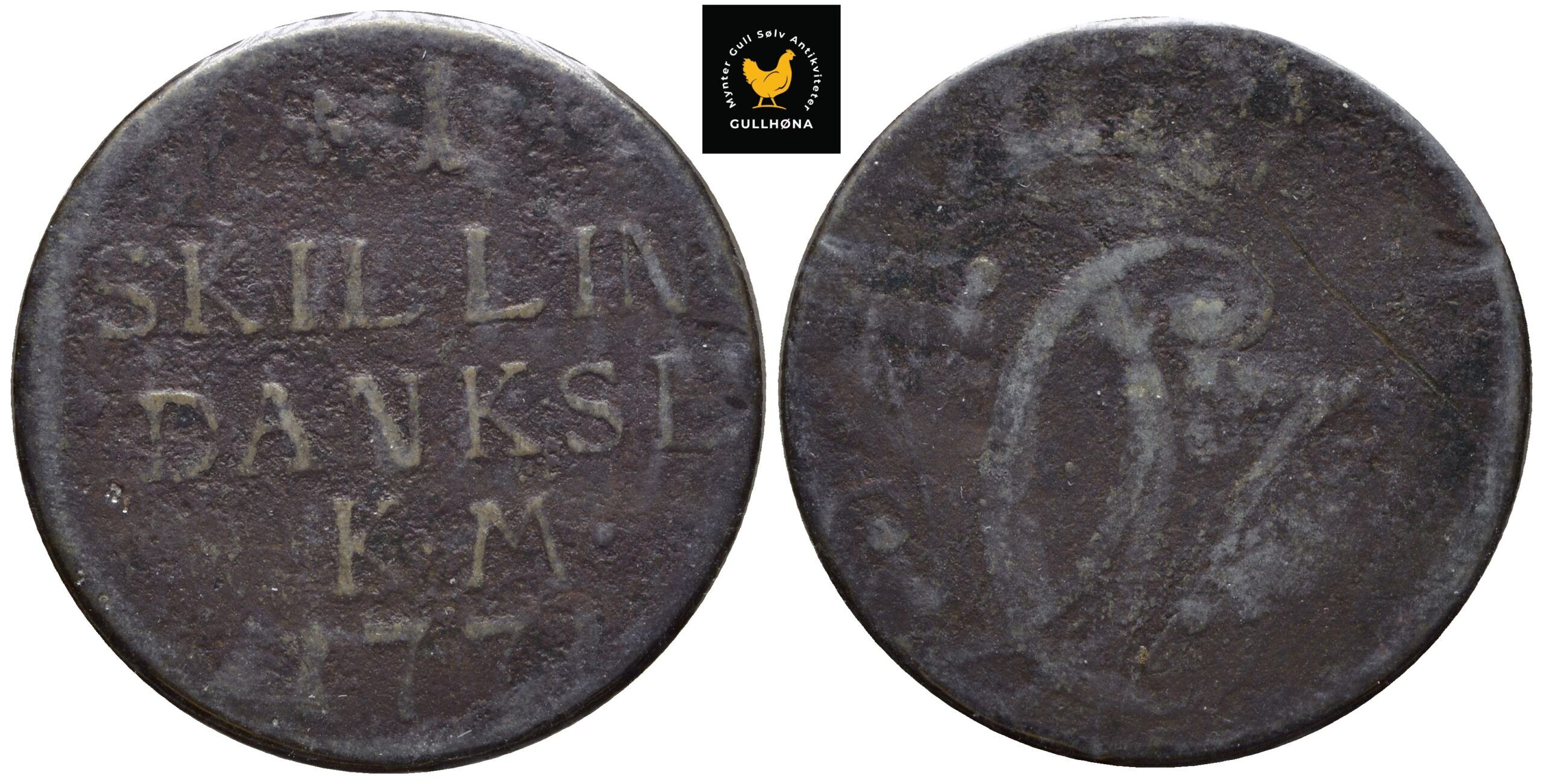 1771 Dansk Variant 1 Skilling