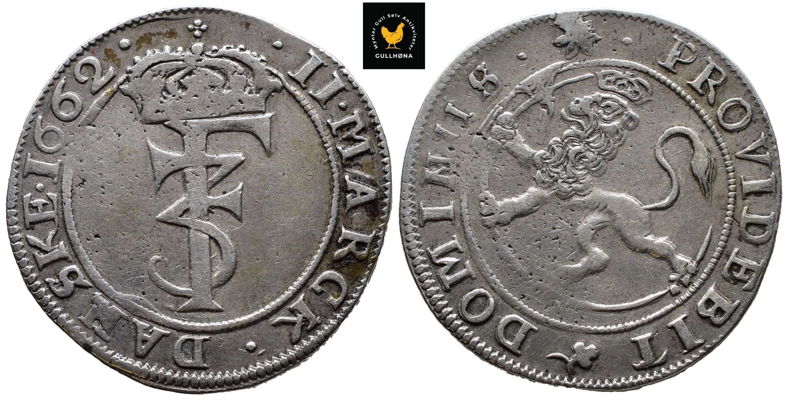 1662 Norge 2 Mark