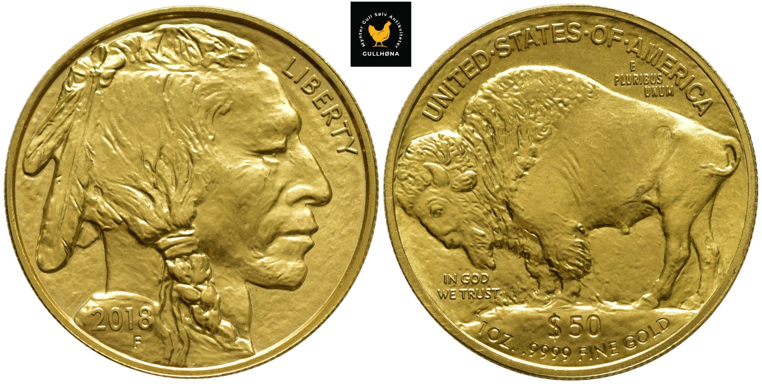 2018 USA 50 Dollars ''American Buffalo'' Kv.0