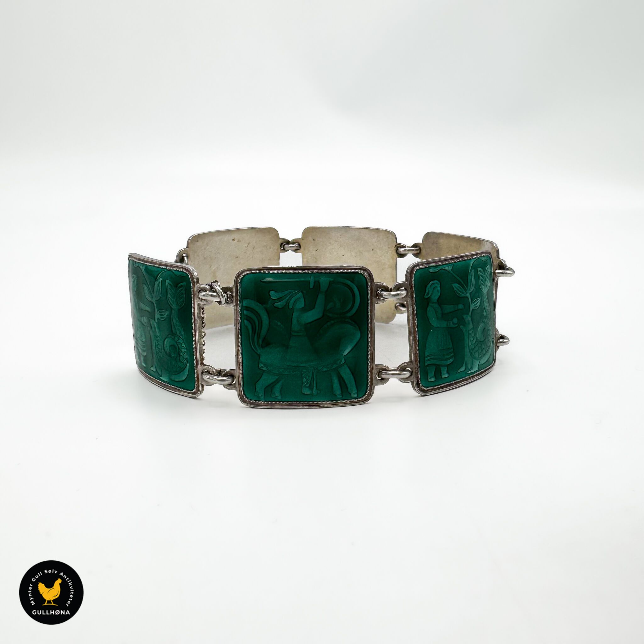 David-Andersen Eventyr med grønn emalje