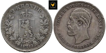 1893 Norge 2 Kroner