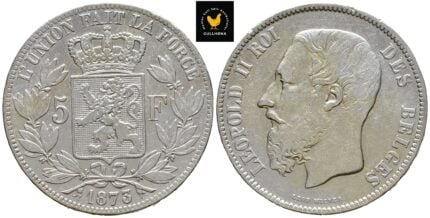 1873 Belgia 5 Francs