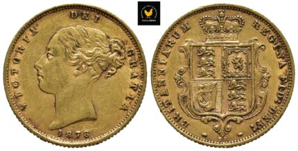 1878 England 1/2 Sovereign