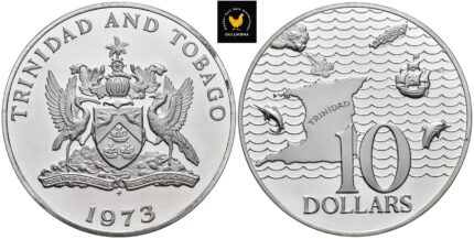 1973 Trinidad og Tobago 10 Dollars