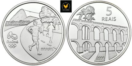 2014 Brasil 5 Reais - Olympic Games Rio 2016, Running