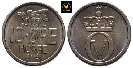 1966 Norge 10 Øre