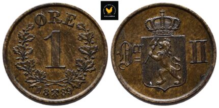 1889 Norge 1 Øre