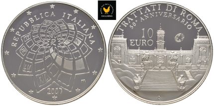 2007 Italia 10 Euro ''Treaty of Rome''