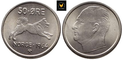 1964 Norge 50 Øre