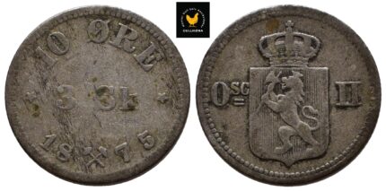 1875 Norge 10 Øre