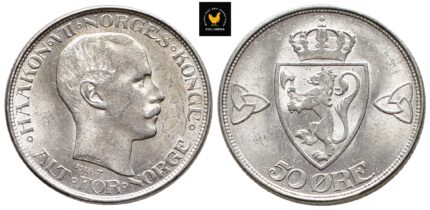 1918 Norge 50 Øre