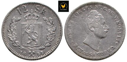 1853 Norge 12 Skilling