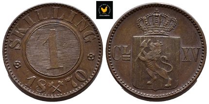 1870 Norge 1 Skilling