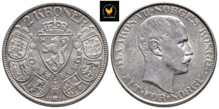 1908 Norge 2 Kroner