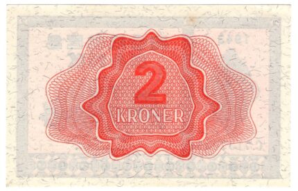 1948 Norge 2- 1 Kroner I Nummer Rekke