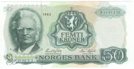 1983 Norge 50 Kroner P