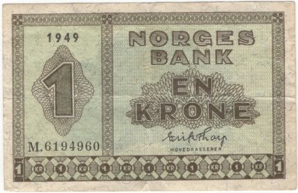 1949 Norge 1 Krone M