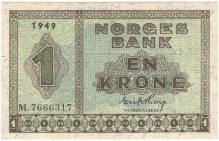 1949 Norge 1 Krone M