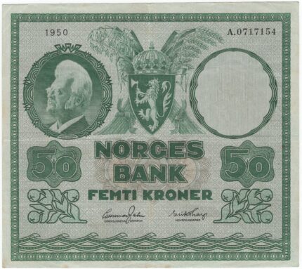 1950 Norge 50 Kroner A