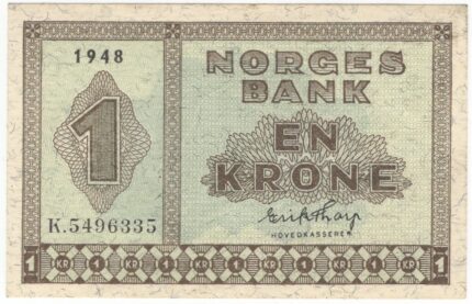 1948 K Norge 1 Krone