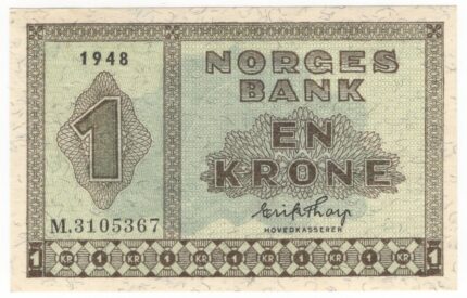 1948 Norge 1 Krone M