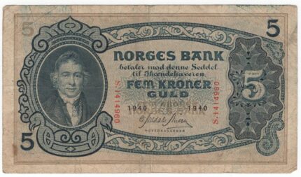 1940 Norge 5 Kroner S