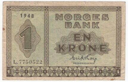 1948 Norge 1 Krone L