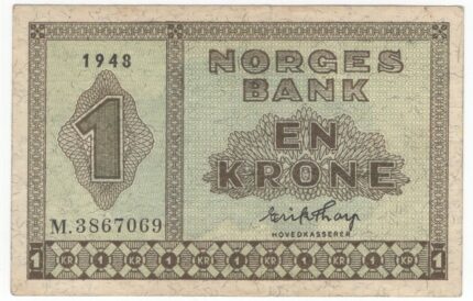1948 Norge 1 Krone M