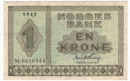 1949 Norge 1 Krone M