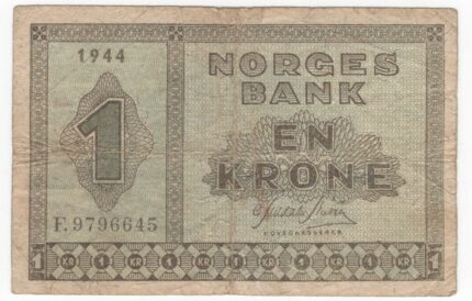 1944 Norge 1 Krone F