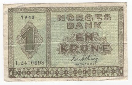 1948 Norge 1 Krone L