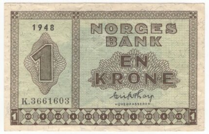 1948 Norge 1 Krone K