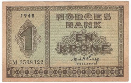 1948 Norge 1 Krone M