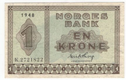 1948 Norge 1 Krone K
