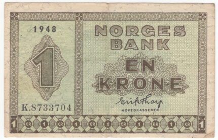 1948 Norge 1 Krone K