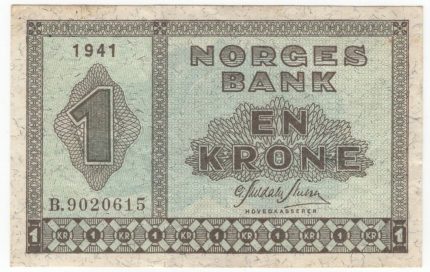 1941 Norge 1 Krone B