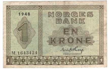 1948 Norge 1 Kroner M