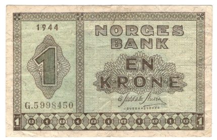1944 Norge 1 Krone G