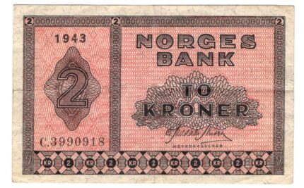 1943 Norge 2 Kroner C