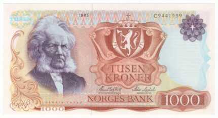 1985 Norge 1000 Kroner C.9441559, 0/01