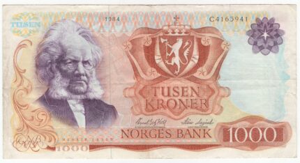 1984 Norge 1000 Kroner C.4163941, 1