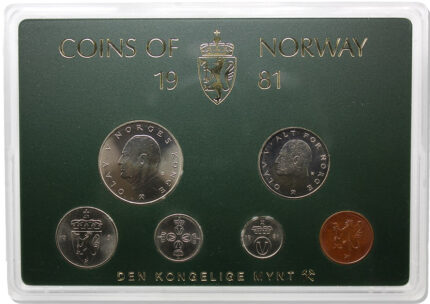 1981 Norges Mynter - Hardplast