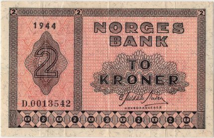 1944 Norge 2 Kroner D.0013542, 1-