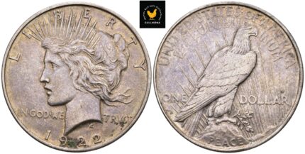 1922-D USA 1 Dollar - Peace Dollar