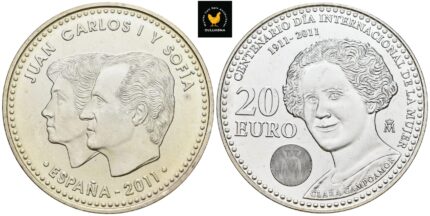 2011 Spania 20 Euro - 100th International Women's Day