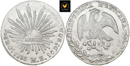 1885 Mo MH Mexico 8 reales