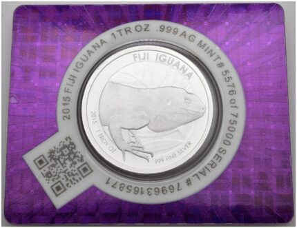 2015 Fiji 1 Dollar - Fiji Iguana