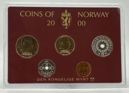2000 Norges Mynter - Hardplast